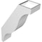 Ekena Millwork 5 1/2-in. W x 14-in. D x 22-in. H Funston Architectural Grade PVC Knee Brace BRCP055X14X22FST - alternate 6